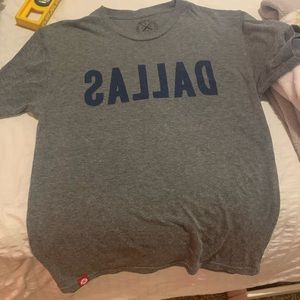 backwards retro dallas tshirt